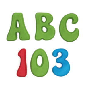 Ozdoba na tort napis imię litery cyfry -1 szt