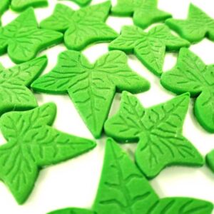 Ozdoba na tort liście listki bluszcz 30 szt.