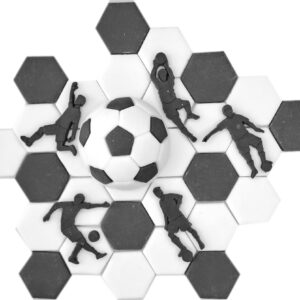 Zestaw na tort  - piłkarski football /PIL2