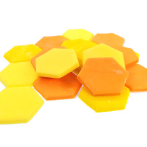 Cukrowe kafelki Plaster Miodu ozdoba na tort 20szt