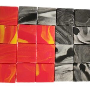 Cukrowe kwadraciki, kafelki lawa kamień tort jak z Minecraft