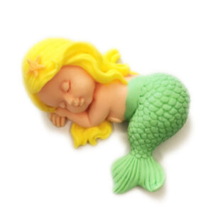 Ozdoba na tort - Mała Syrenka figurka