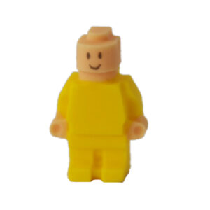 Cukrowy ludzik - figurka na tort - żółty