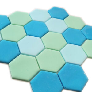 Cukrowe kafelki Morskie ozdoba na tort 20szt