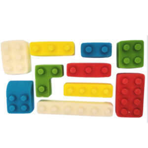 Cukrowe klocki na tort 10 szt. mix