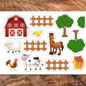 Wydruk cukrowy A4 farma wieś zwierzęta 13 elem. DIY