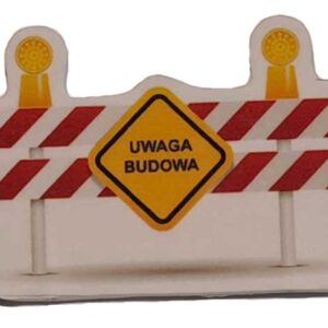 Bariera drogowa na tort topper toper budowa