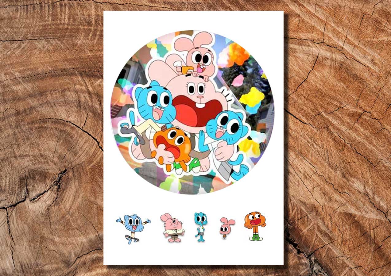 Wydruk cukrowy na tort A4 Gumball DIY - obrazek 2