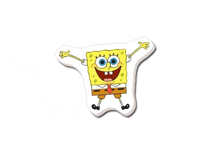 Topper toper z masy cukrowej na tort SpongeBob