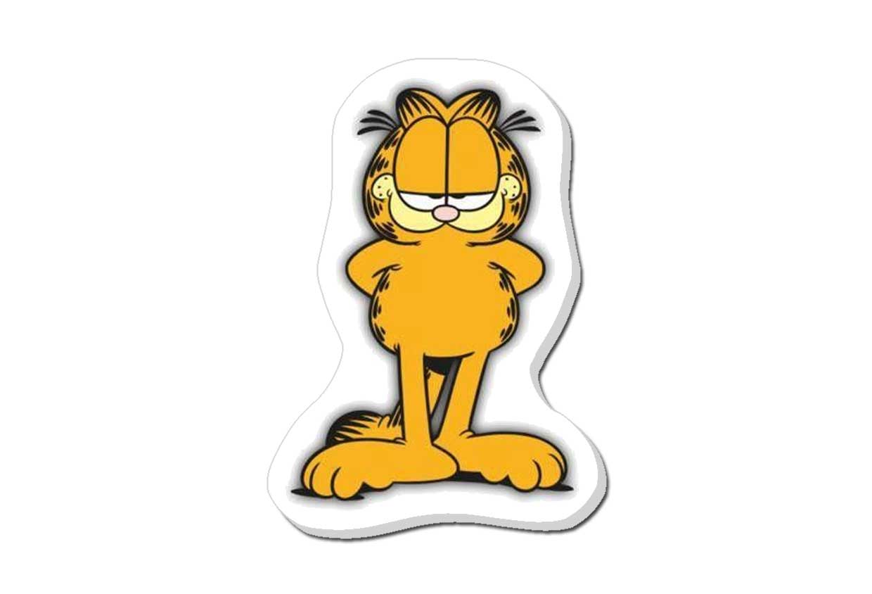 Topper toper z masy cukrowej na tort Garfield